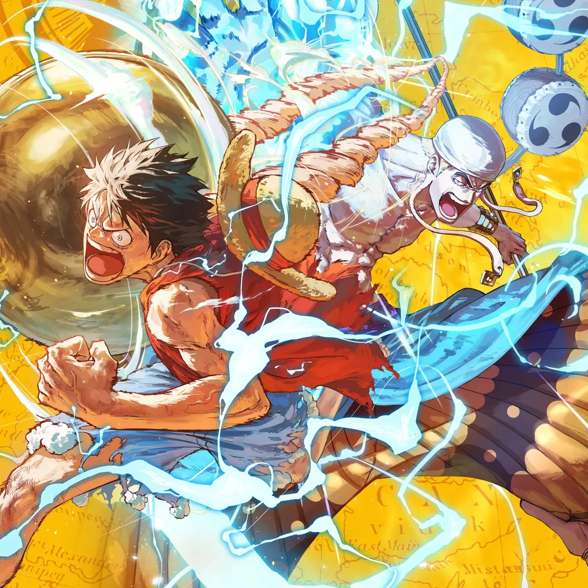 Illustration One Piece Gear 5 · OP-15