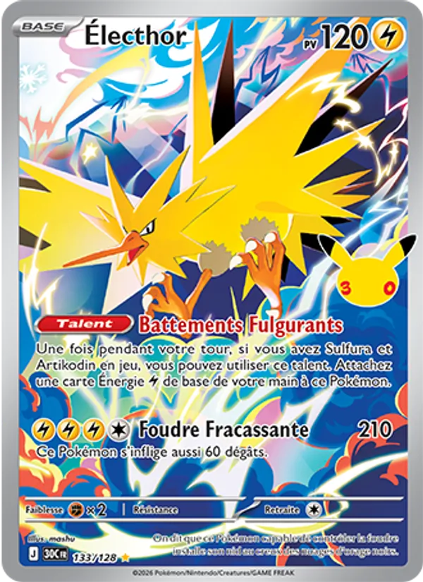 Carte Électhor 30e Anniversaire 133/161