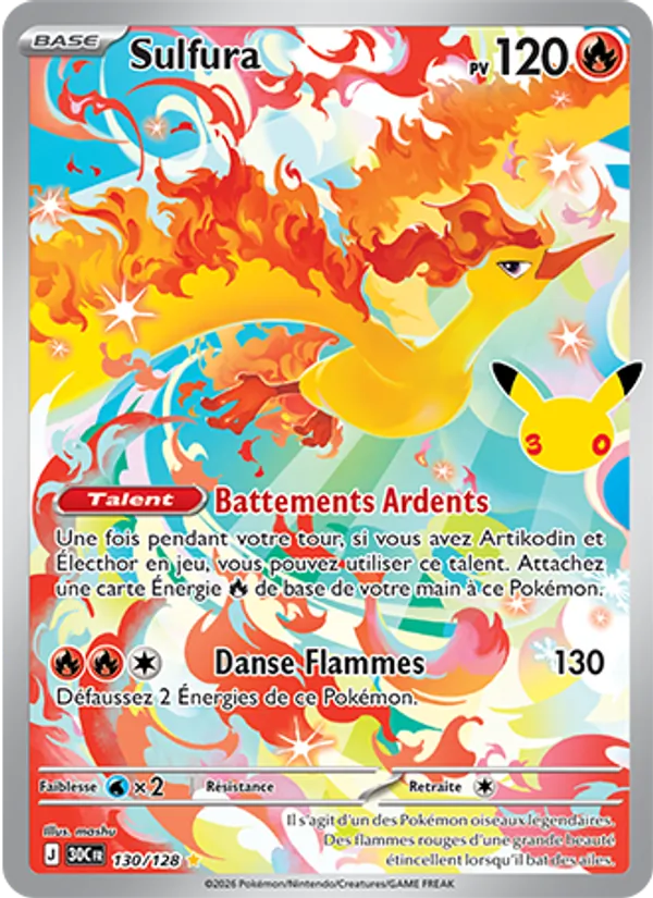 Carte Sulfura 30e Anniversaire 130/161