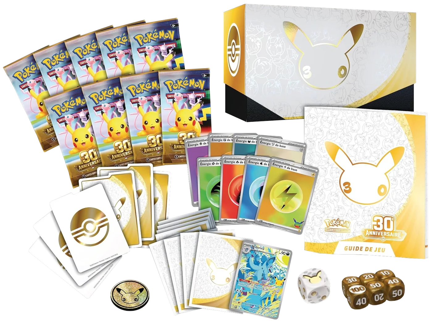 Contenu du Coffret Dresseur d'Élite 30e Anniversaire
