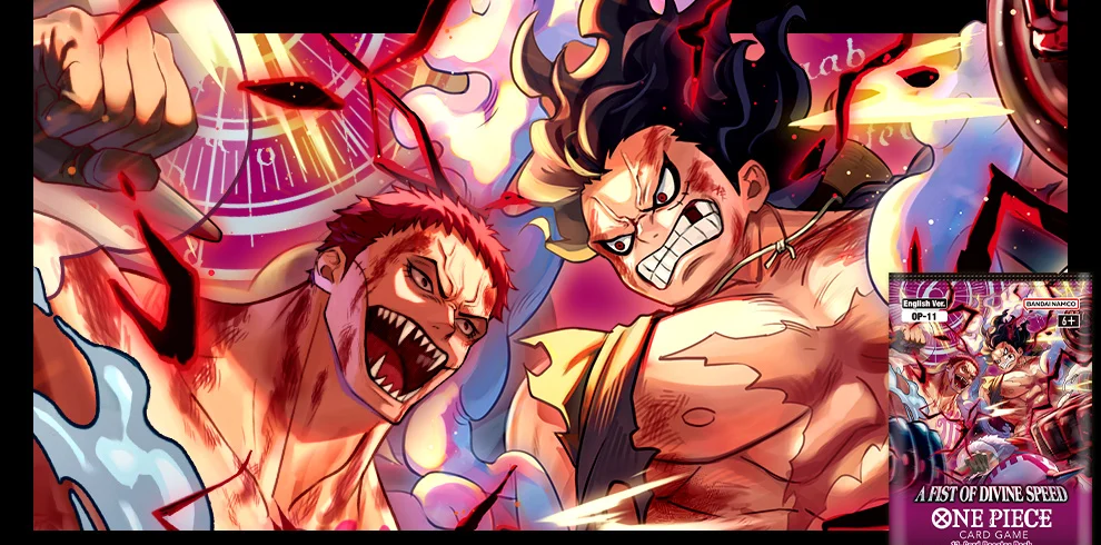 Illustration One Piece Card Game OP-11 A Fist of Divine Speed