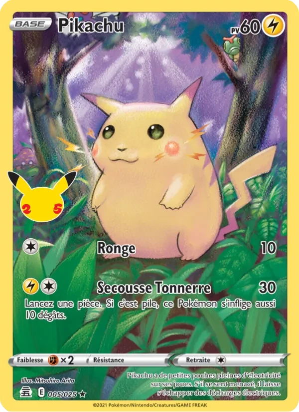Carte Pikachu, Célébrations