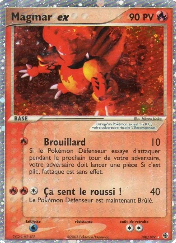 Carte Magmar ex, EX Rubis et Saphir