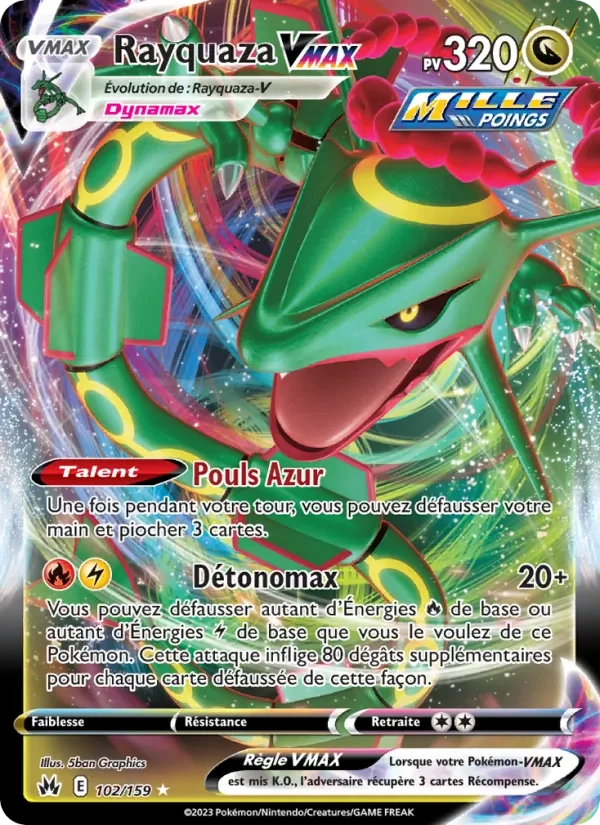 Carte Rayquaza VMAX, Zénith Suprême